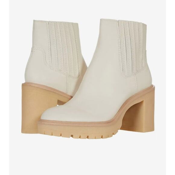 Dolce Vita Ivory Caster H20  Waterproof Chelsea Boot - 9.5 - Picture 1 of 6